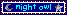 blinkie: moon and star icons with text: night owl