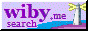 button with a lighthouse and the text 'wiby.me search'